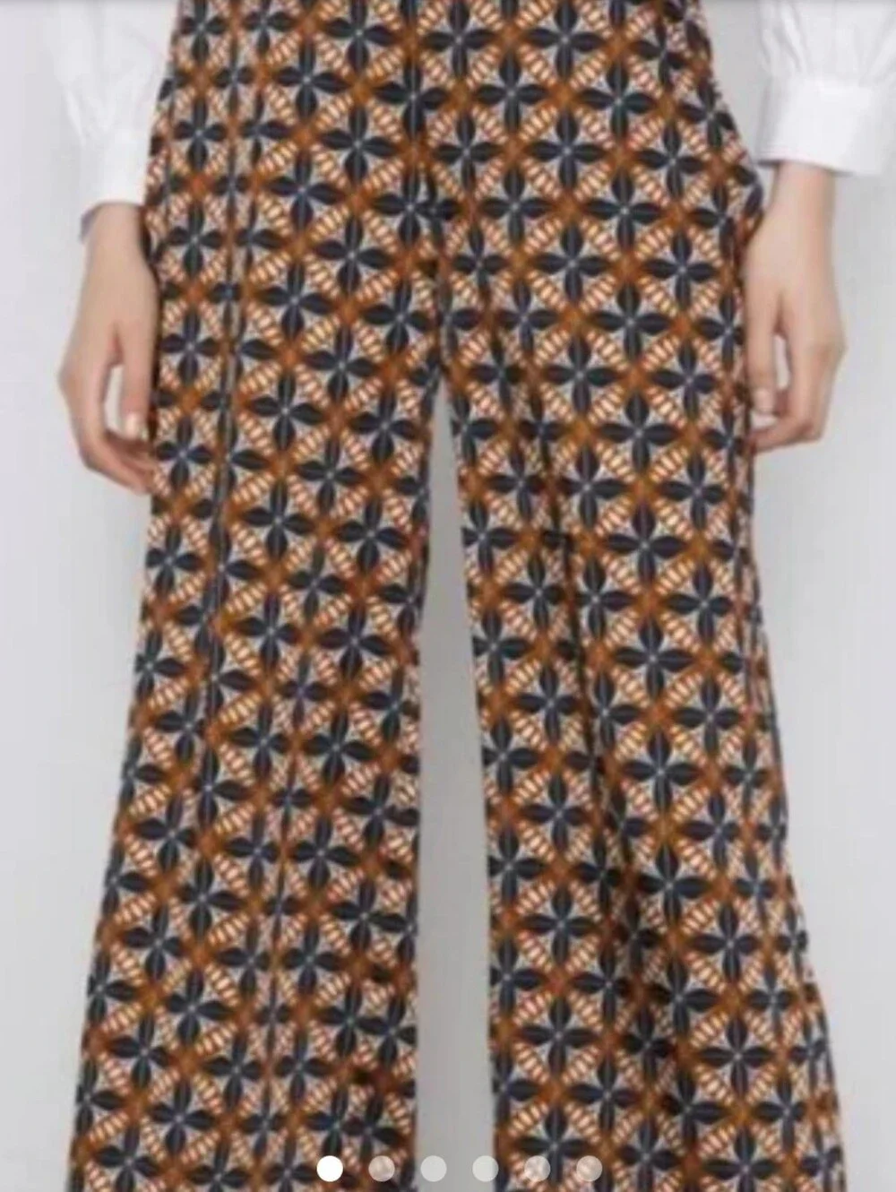 Zara Wide High rise Pants